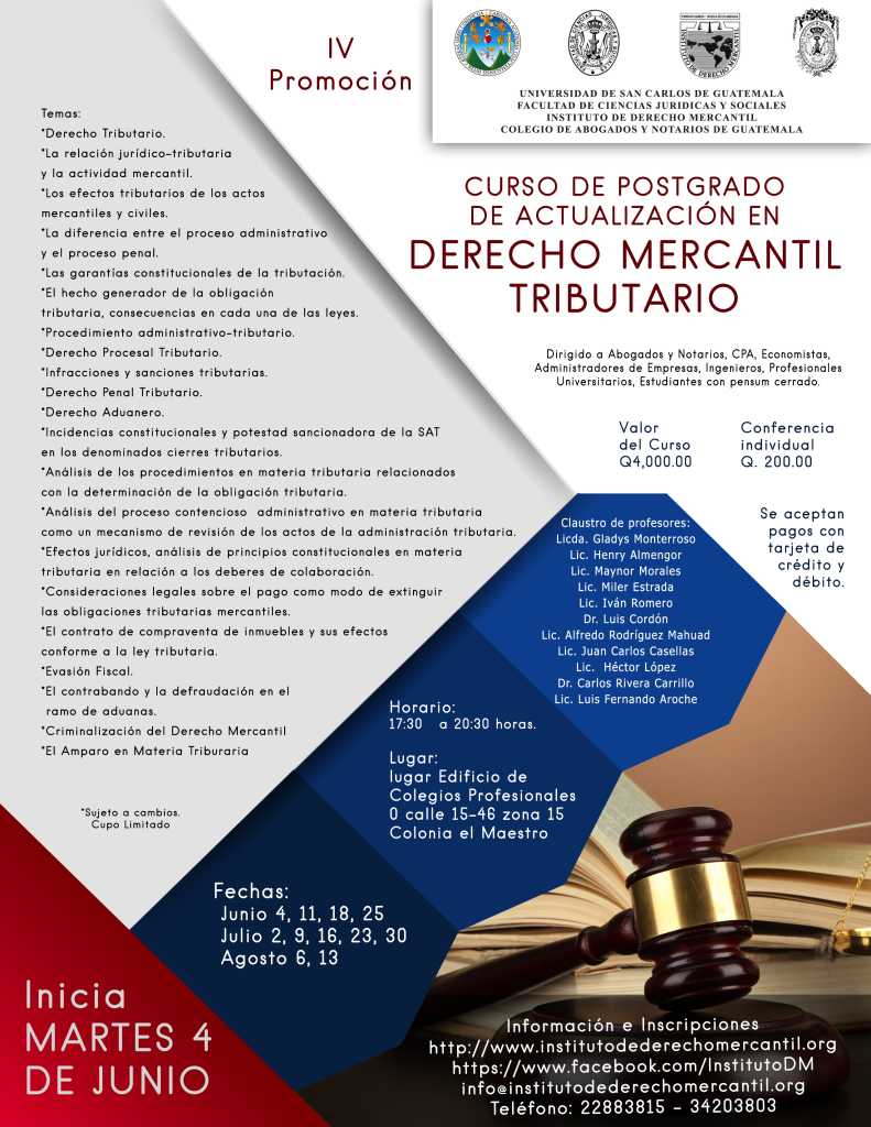 Derecho Mercantil Tributario IV (1)